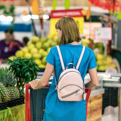 Woman shopping